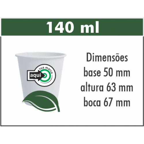 COPO 140 ML PERSONALIZADO
